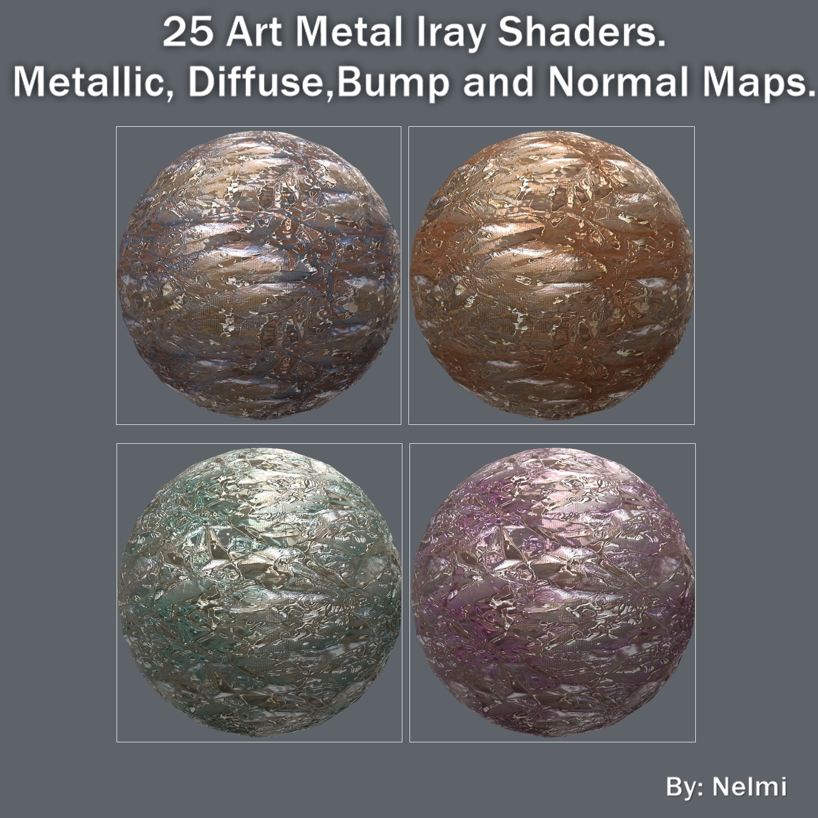 Art Metal Iray Shaders by N/A