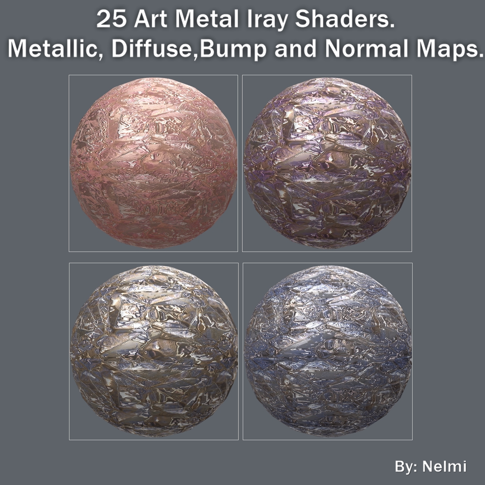 Art Metal Iray Shaders by N/A