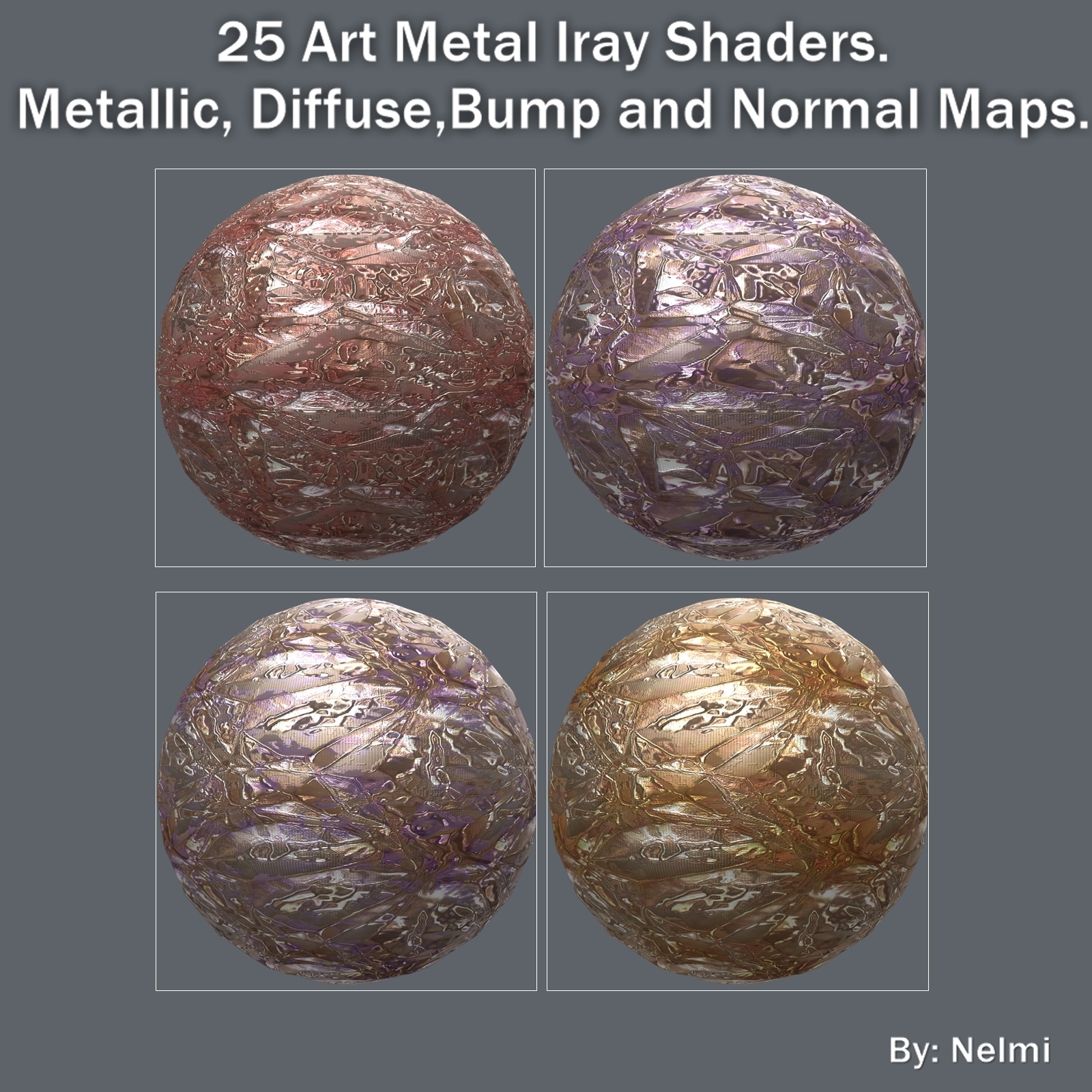 Art Metal Iray Shaders by N/A