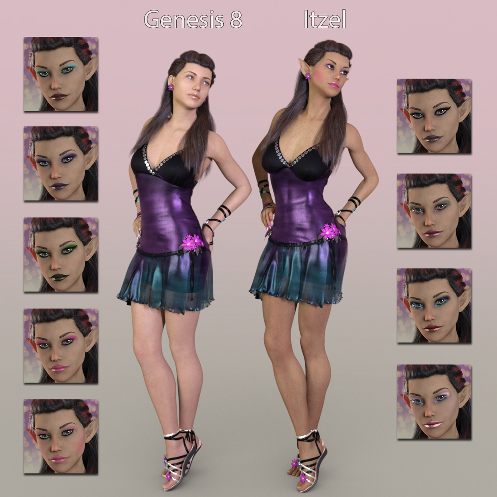 Itzel for Genesis 8 Female by N/A