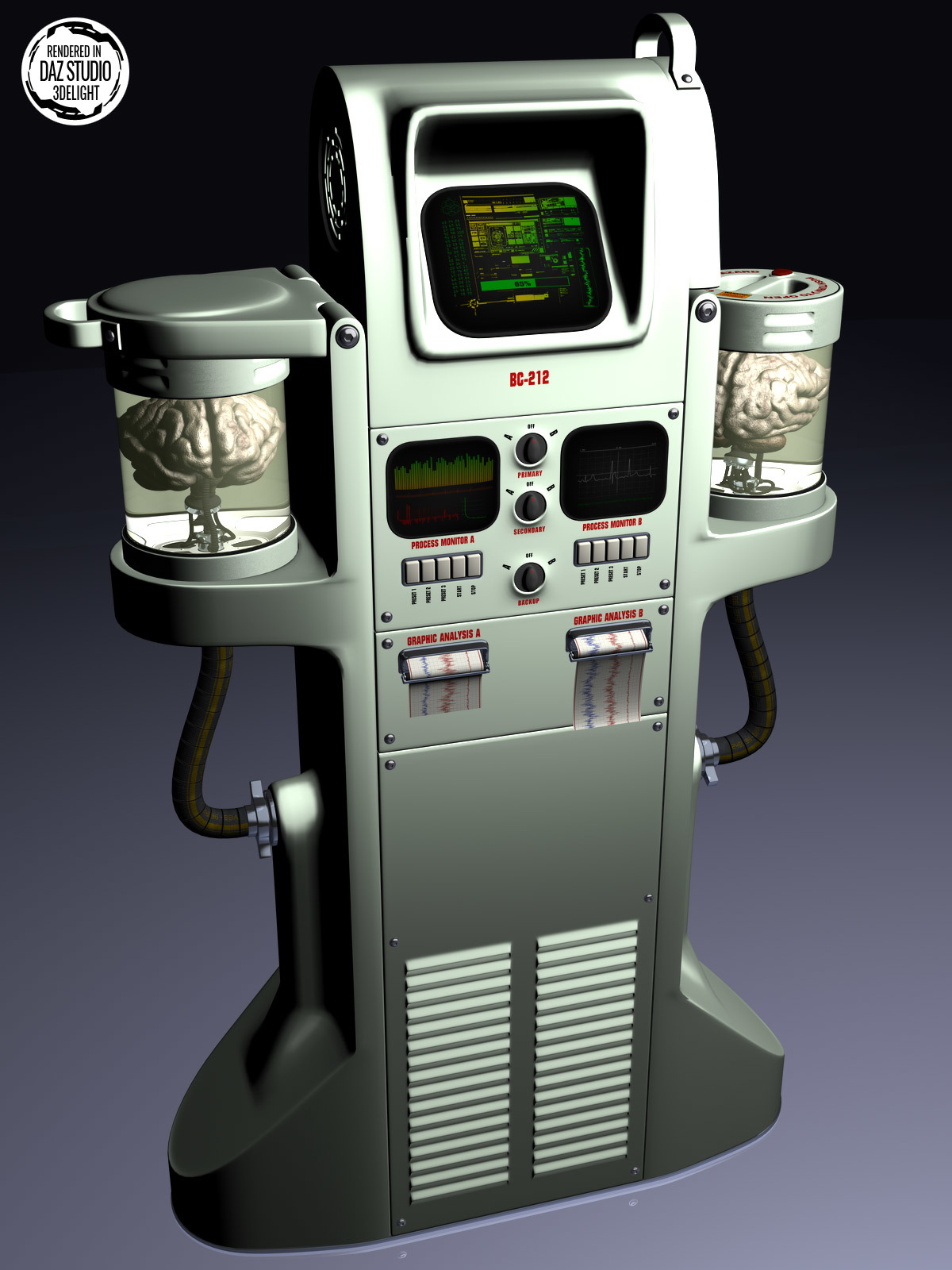 Brain Copy Machine for Poser and DS by N/A