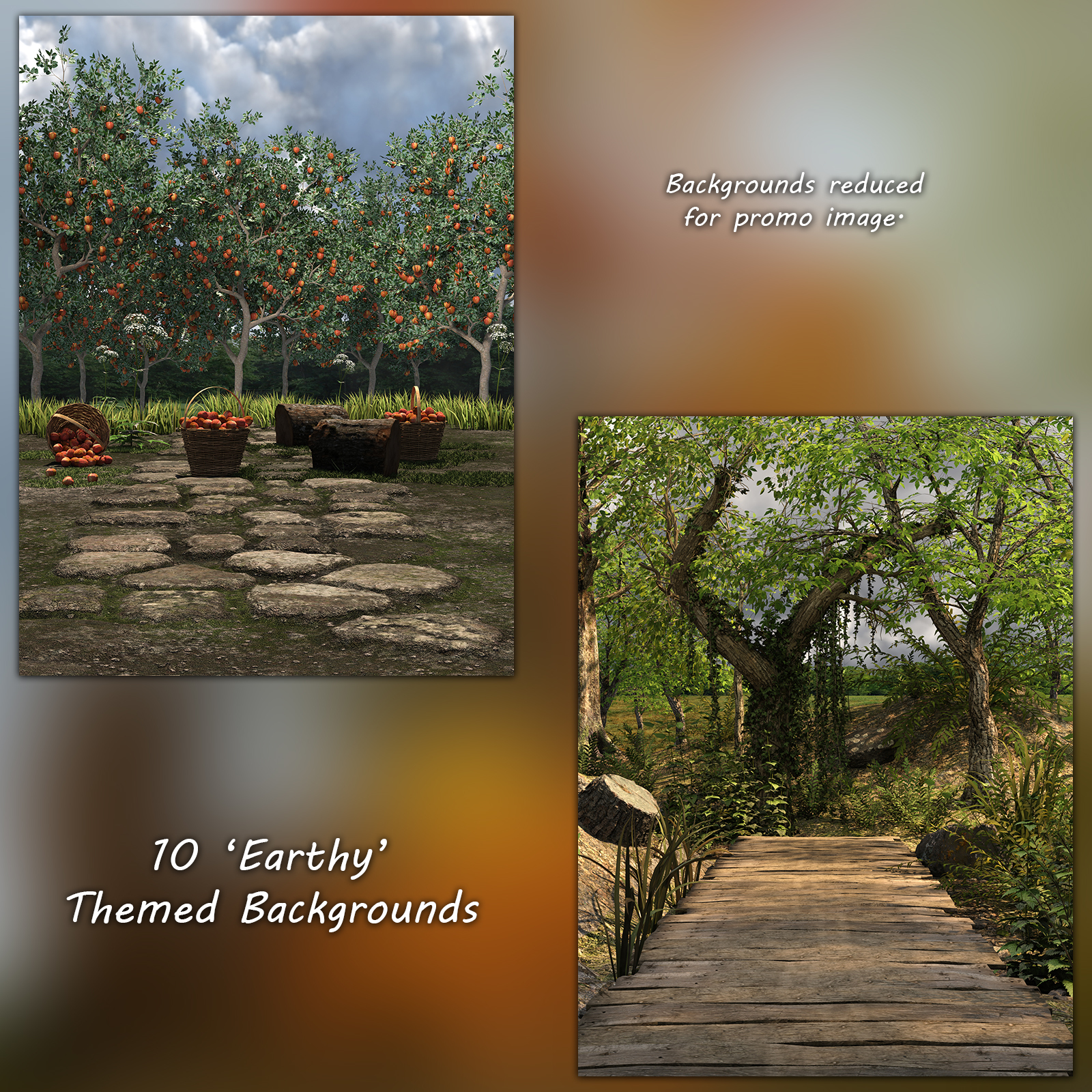 FB Earthy Variety Background Images by N/A