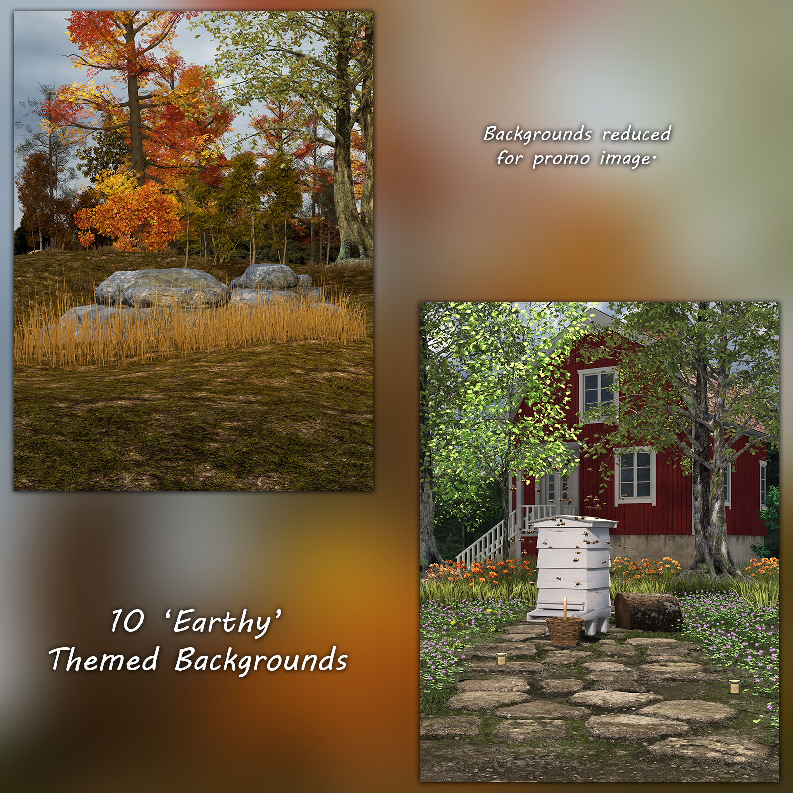 FB Earthy Variety Background Images by N/A