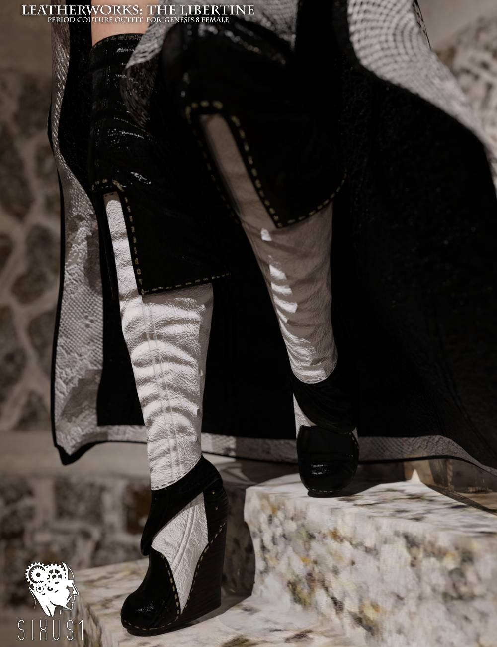 The Libertine Outfit for Genesis 8 Female by N/A