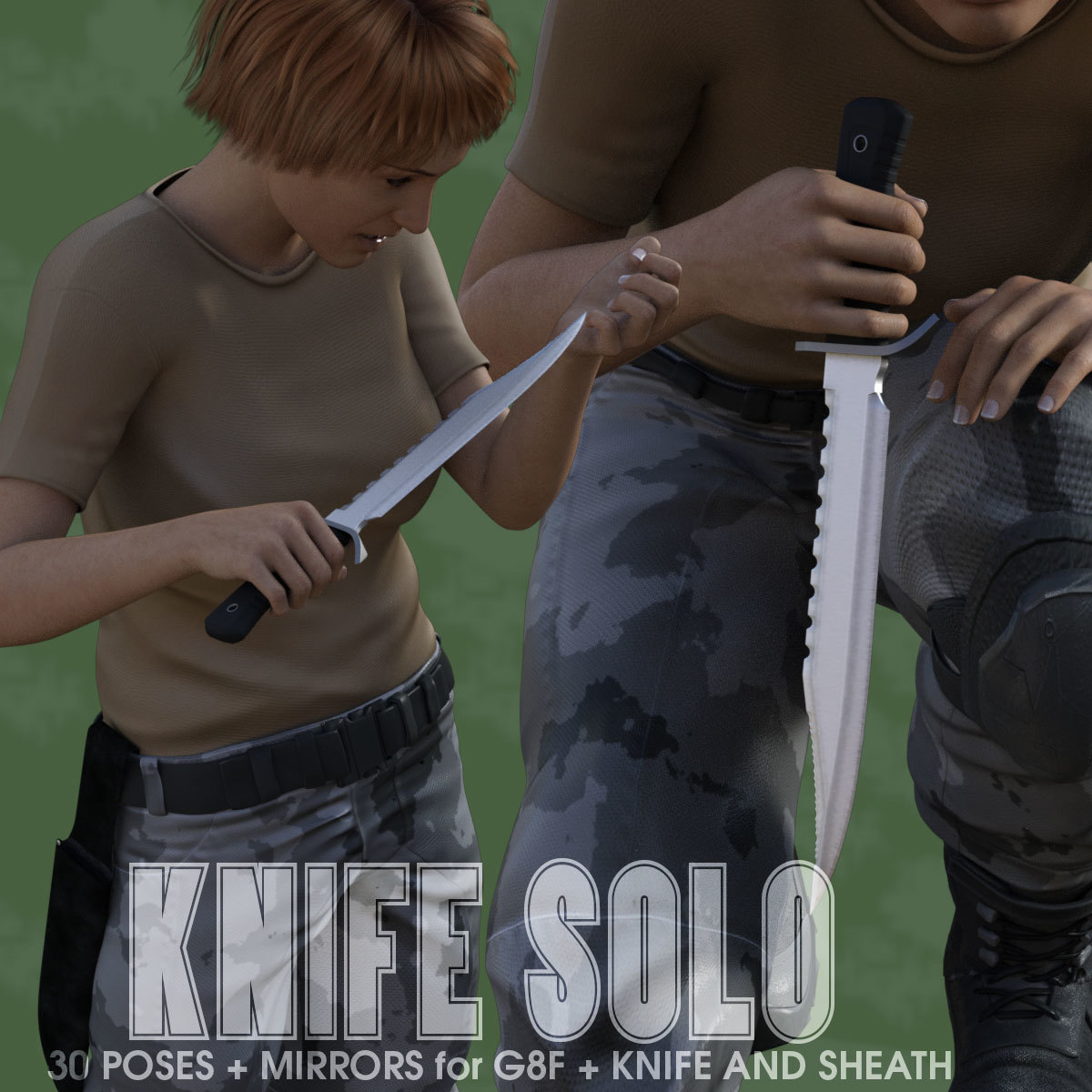 KNIFE SOLO for Genesis 8 Female by N/A