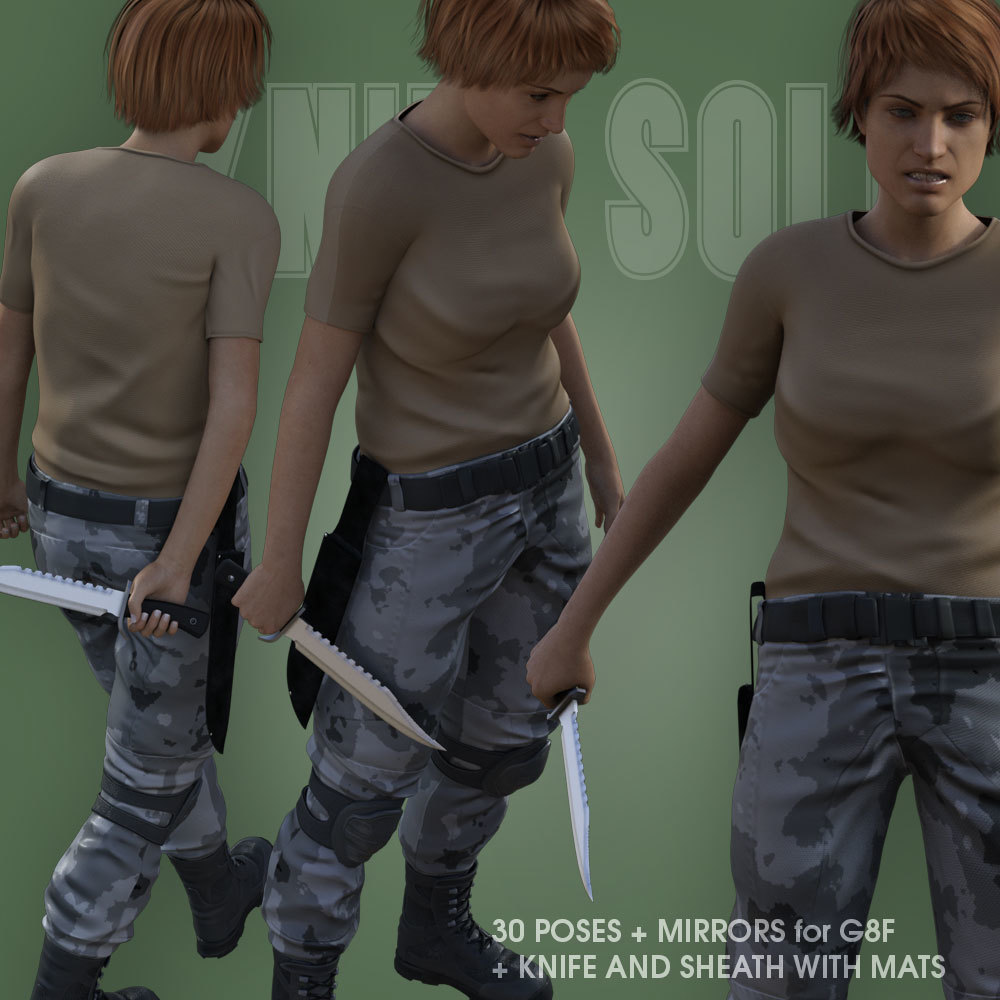 KNIFE SOLO for Genesis 8 Female by N/A