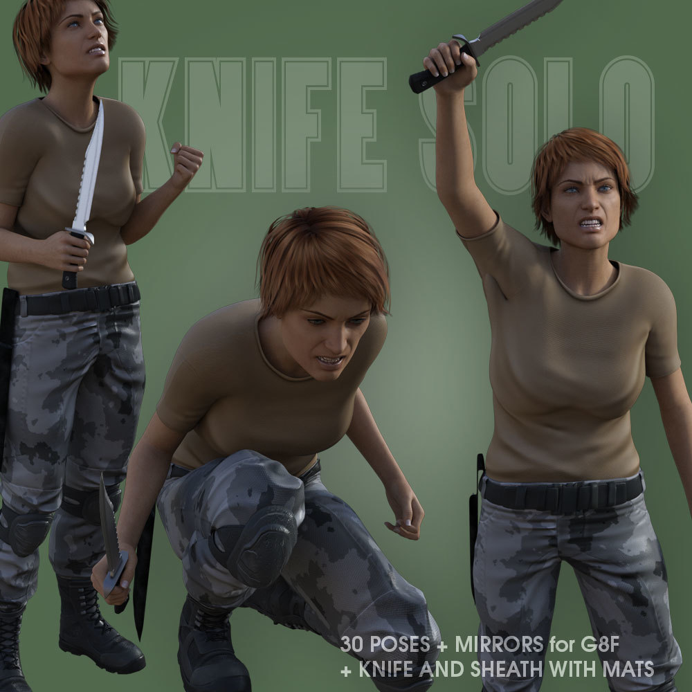 KNIFE SOLO for Genesis 8 Female by N/A