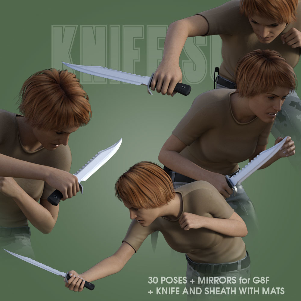 KNIFE SOLO for Genesis 8 Female by N/A