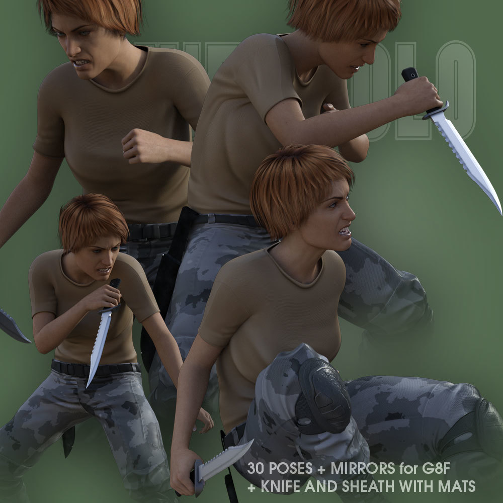 KNIFE SOLO for Genesis 8 Female by N/A