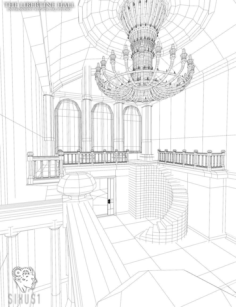 The Libertine Hall Environment Kit by N/A