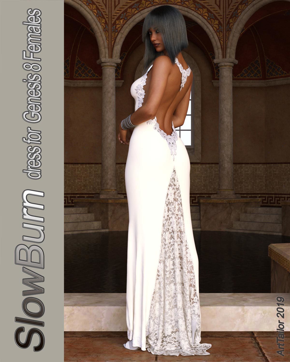 SlowBurn dForce dress for Genesis 8 Female(s) by N/A