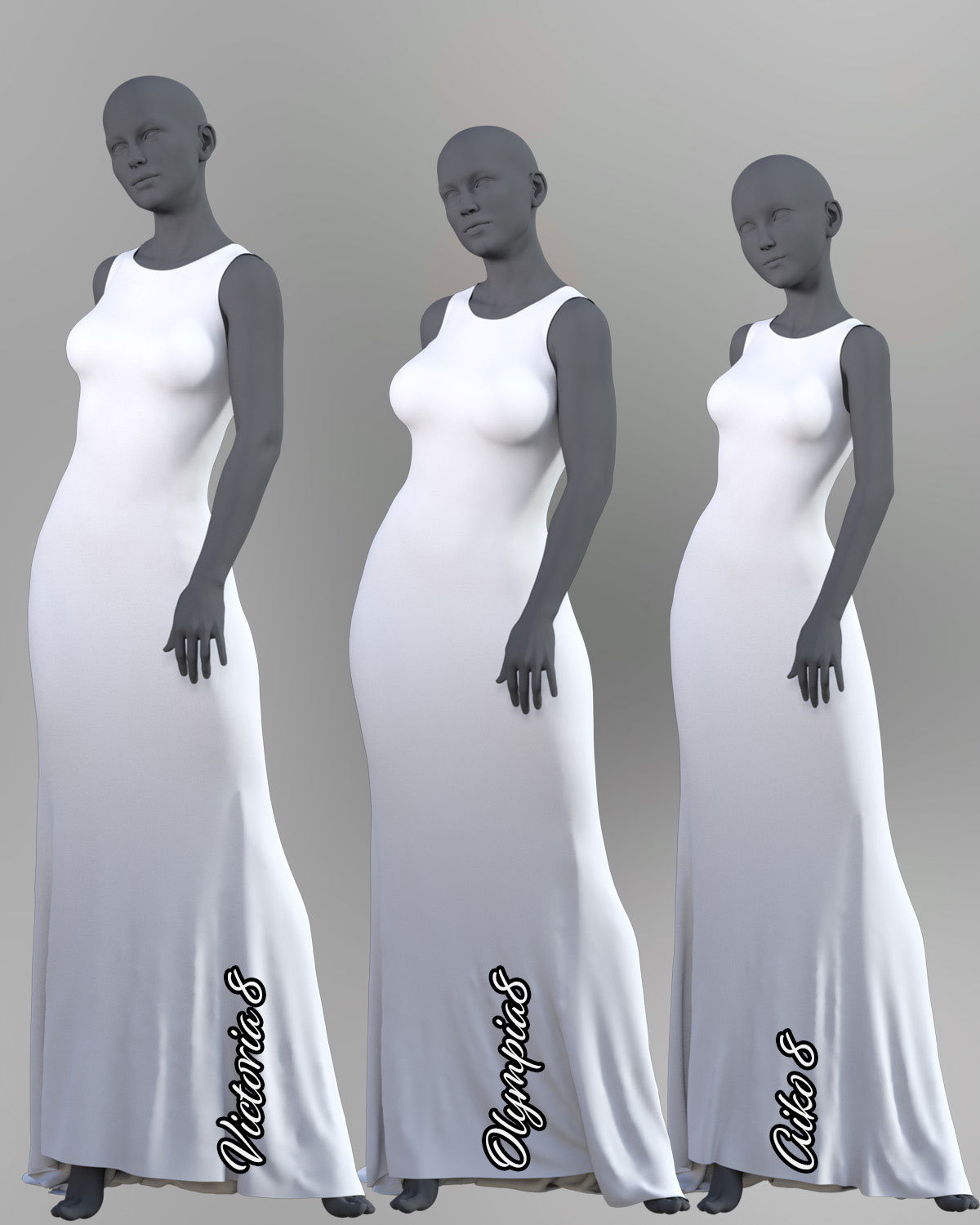 SlowBurn dForce dress for Genesis 8 Female(s) by N/A