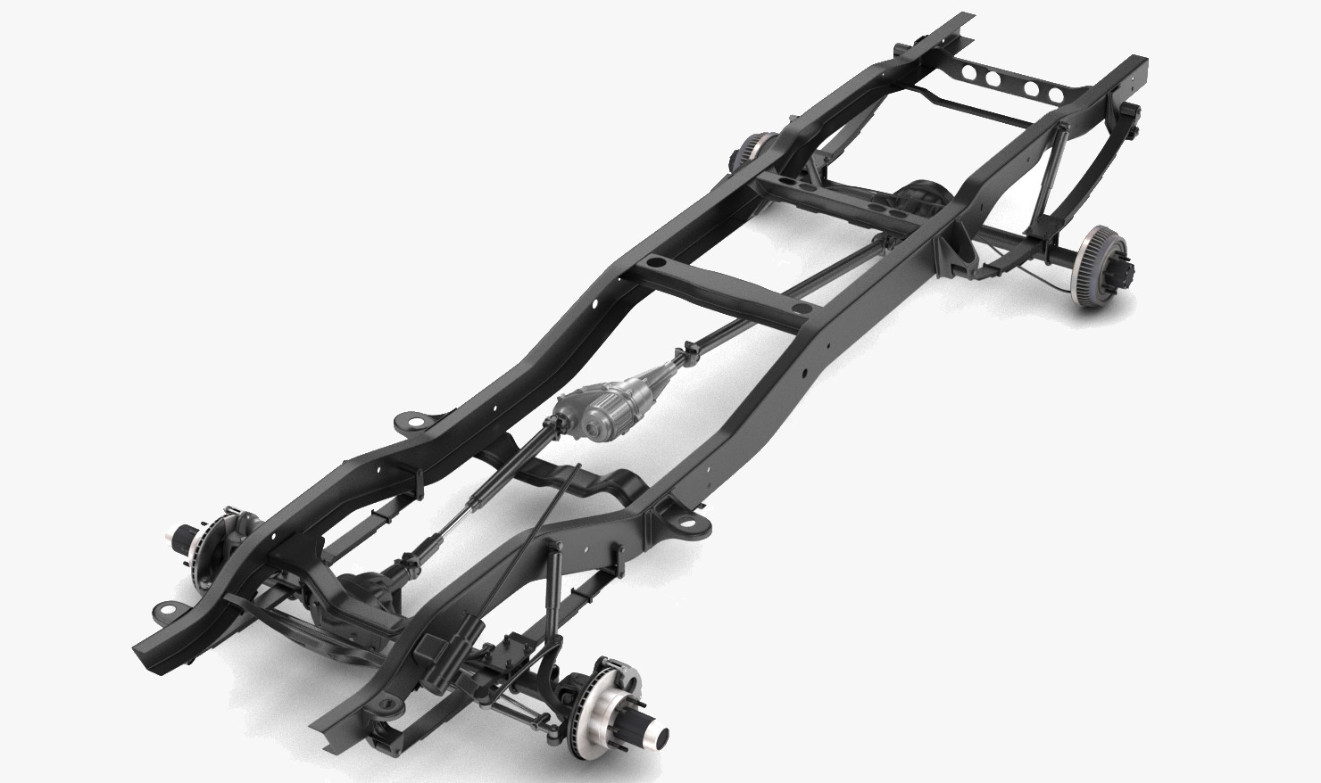 PICKUP TRUCK CHASSIS 4WD - Extended License by N/A