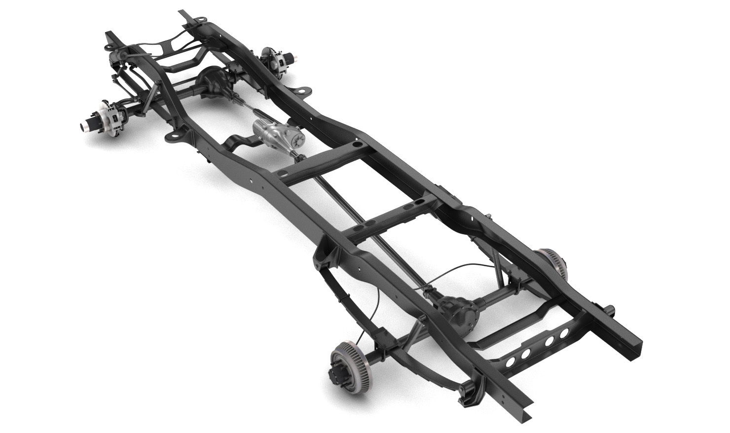 PICKUP TRUCK CHASSIS 4WD - Extended License by N/A