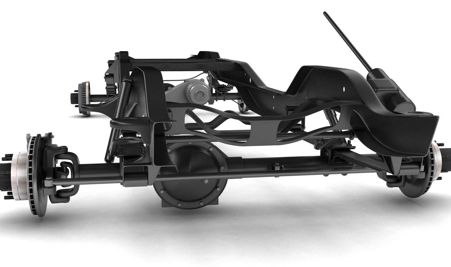 PICKUP TRUCK CHASSIS 4WD - Extended License by N/A