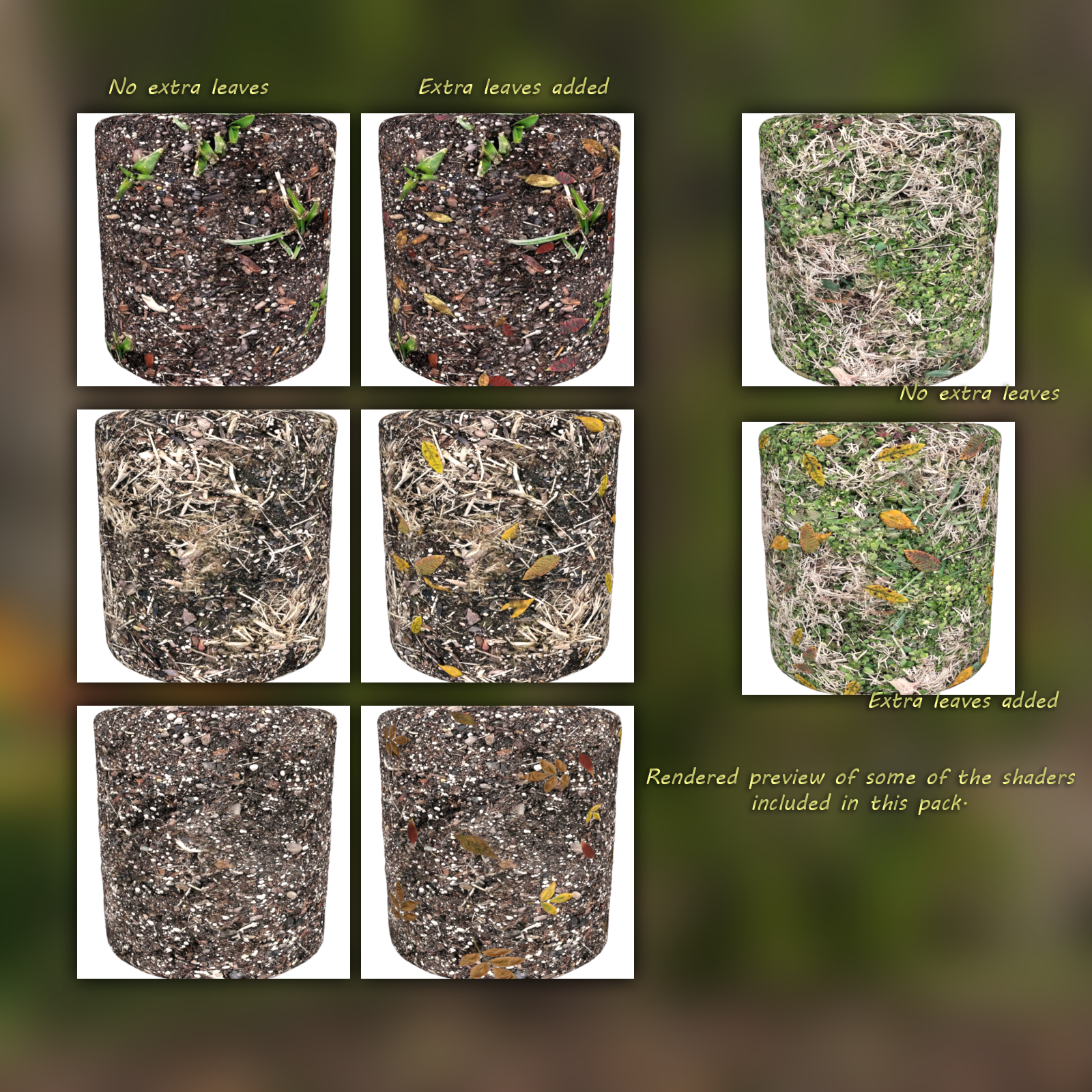 FB Natural Ground Iray Shaders for Daz Studio 4.10 by N/A