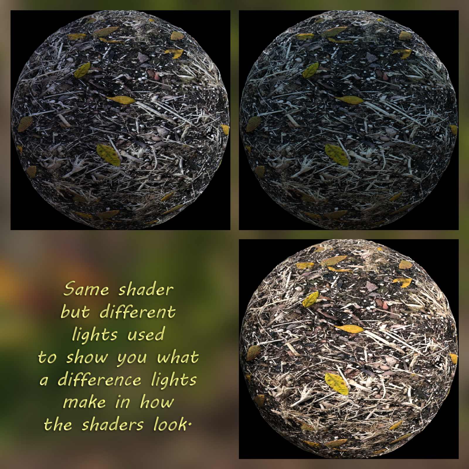 FB Natural Ground Iray Shaders for Daz Studio 4.10 by N/A