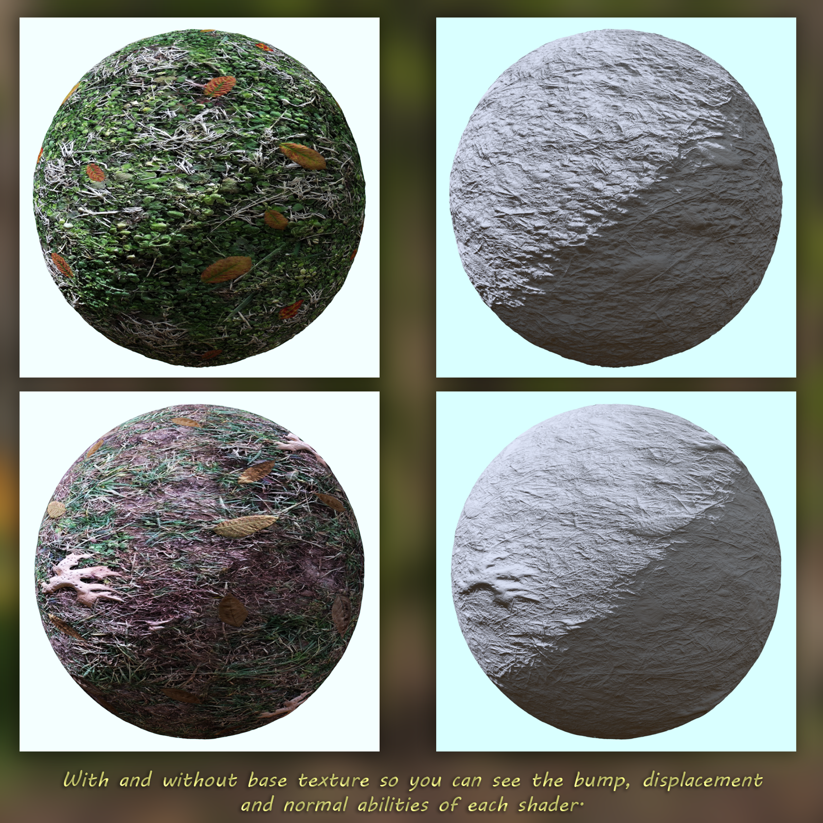 FB Natural Ground Iray Shaders for Daz Studio 4.10 by N/A