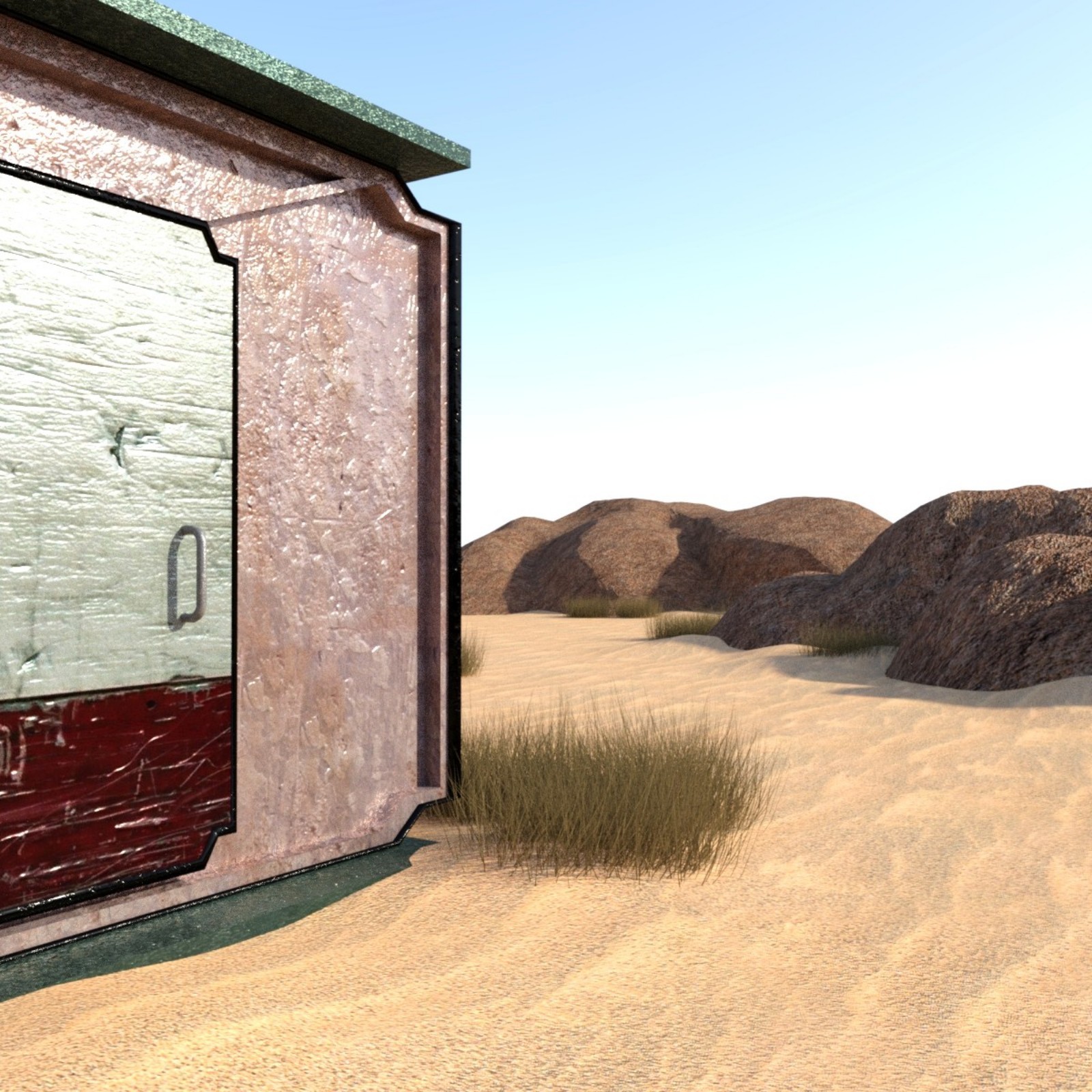 A Strange Structure in the Desert by N/A
