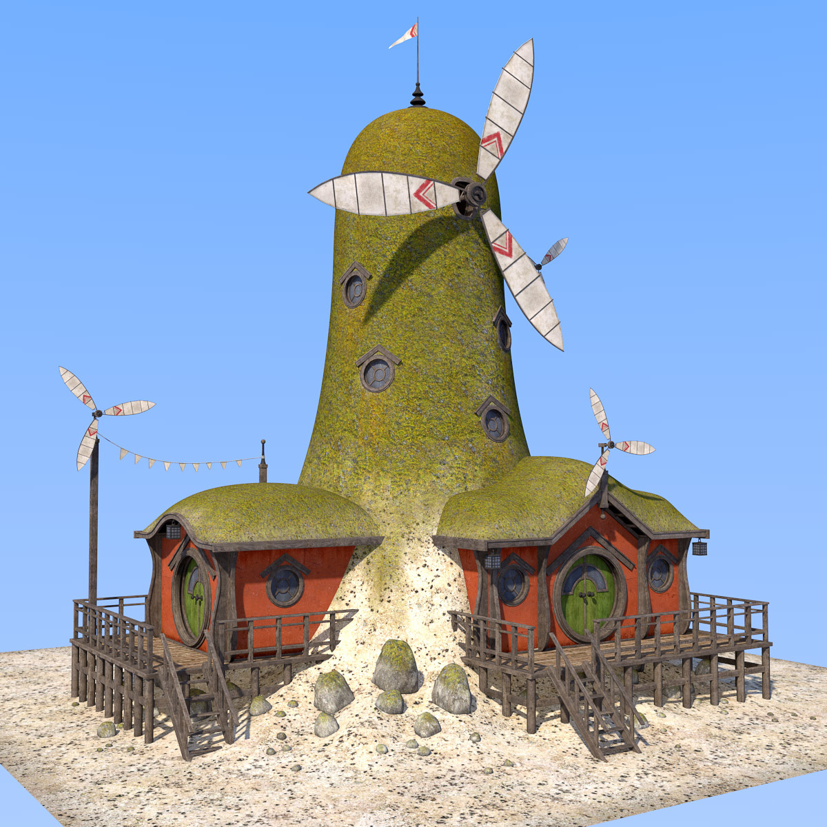 Windcatcher house by N/A