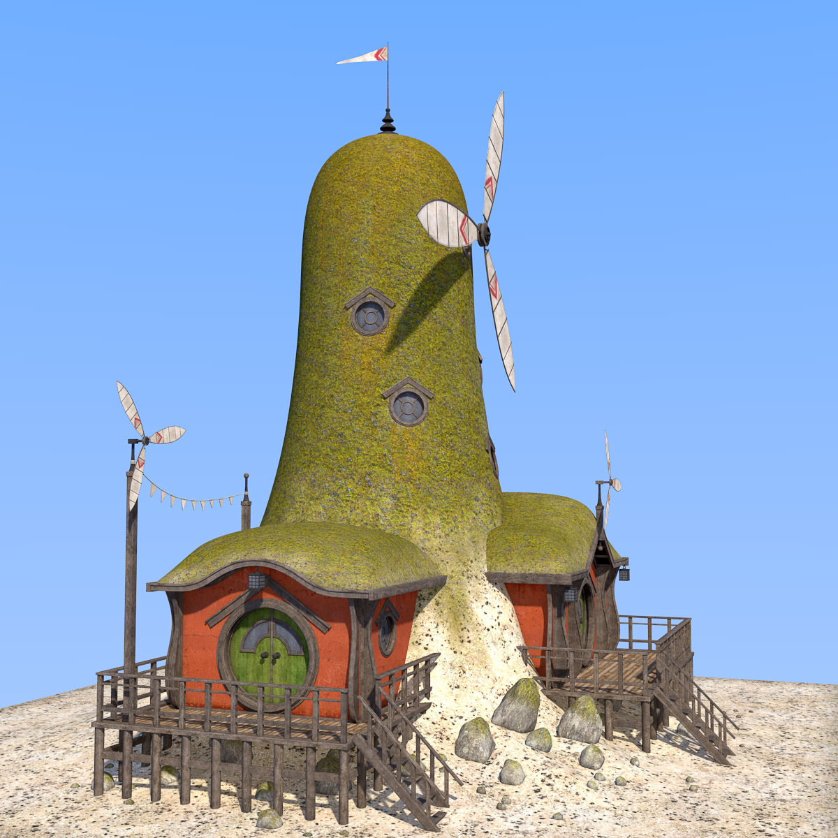 Windcatcher house by N/A