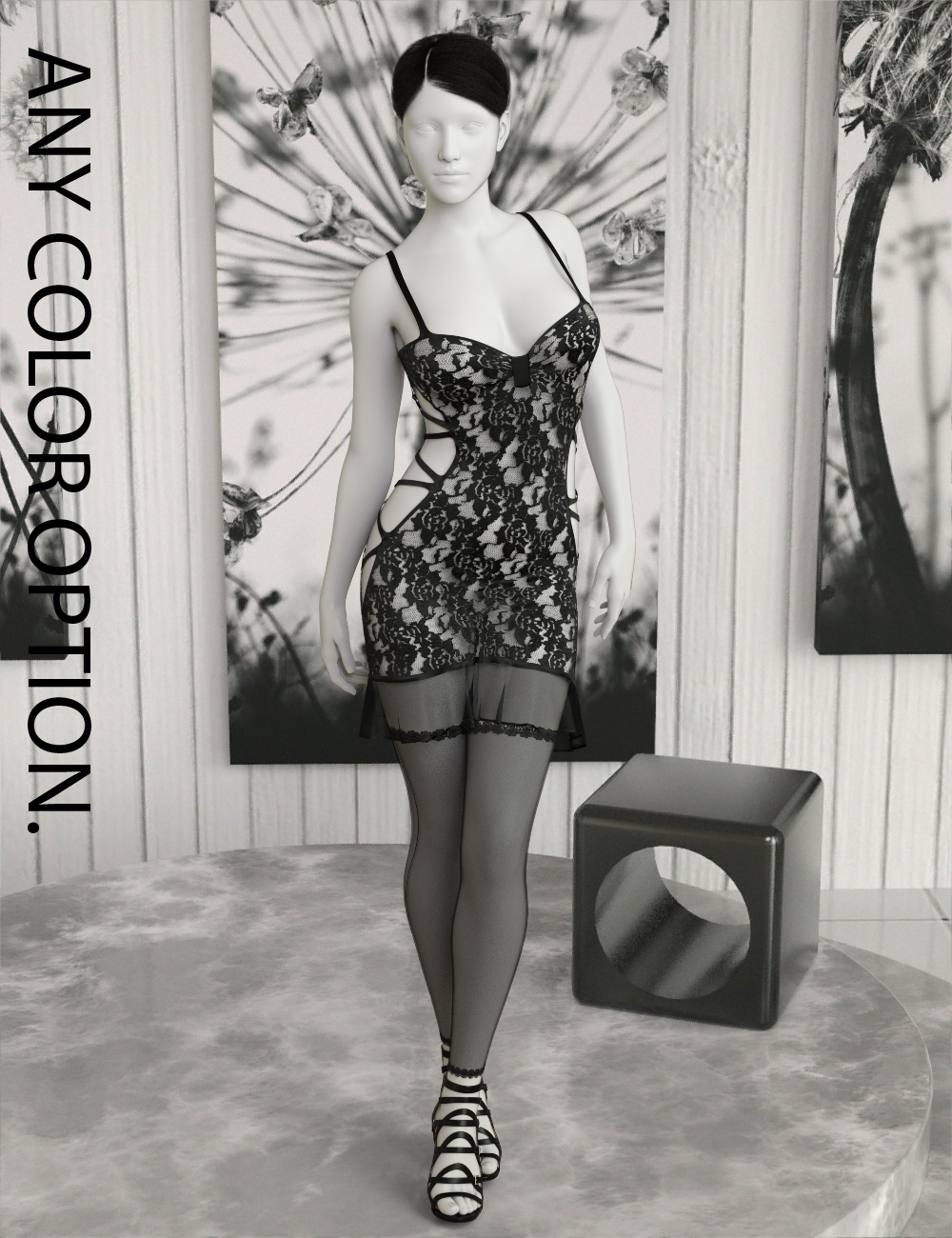 InStyle - JMR dForce Mini Dress Underwear for G8F by N/A