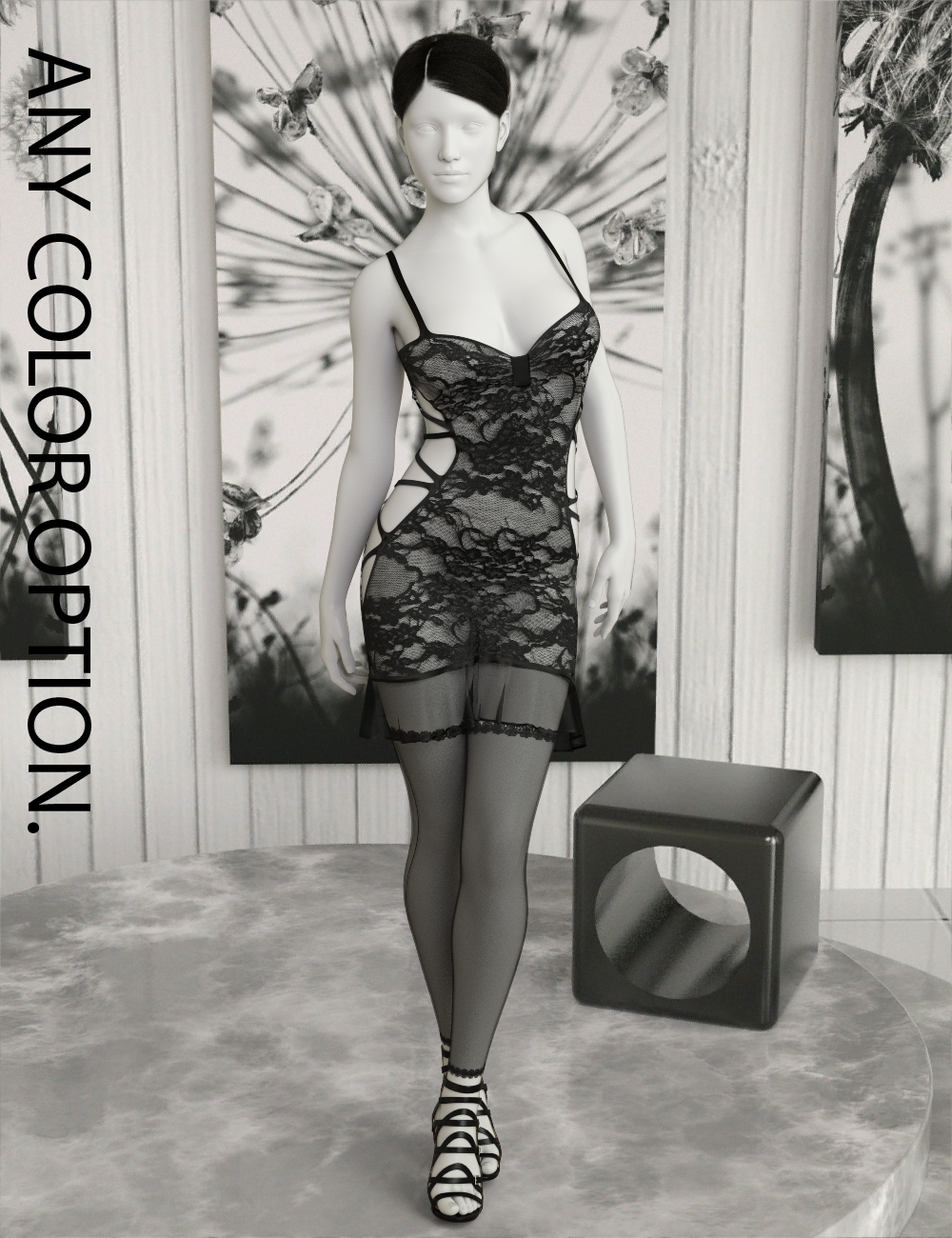 InStyle - JMR dForce Mini Dress Underwear for G8F by N/A