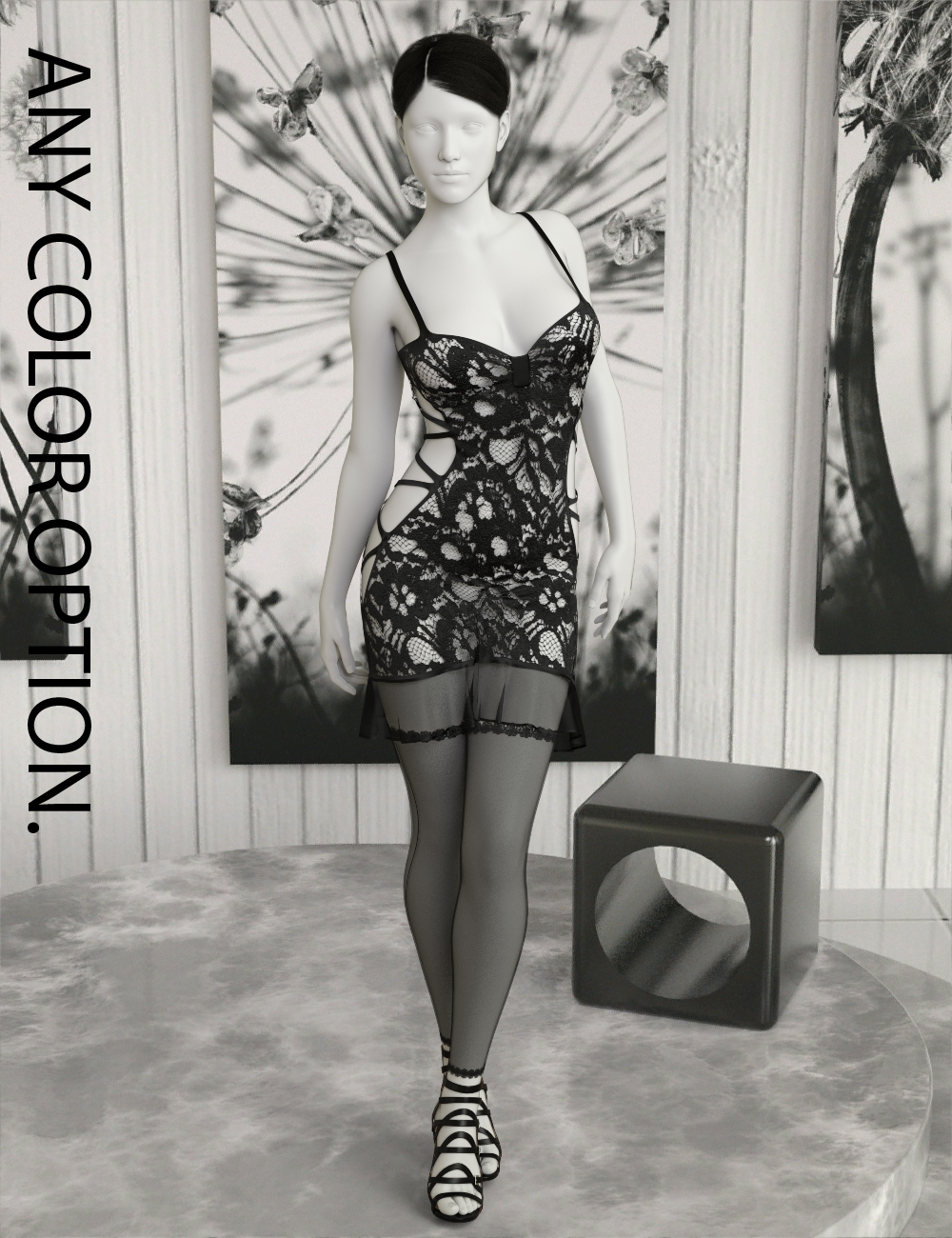 InStyle - JMR dForce Mini Dress Underwear for G8F by N/A