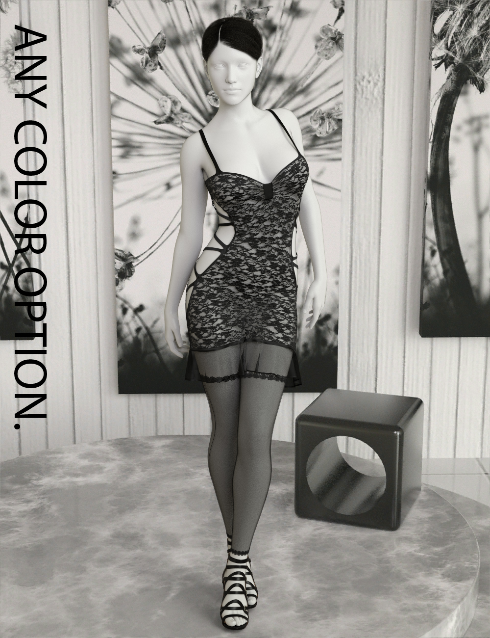 InStyle - JMR dForce Mini Dress Underwear for G8F by N/A
