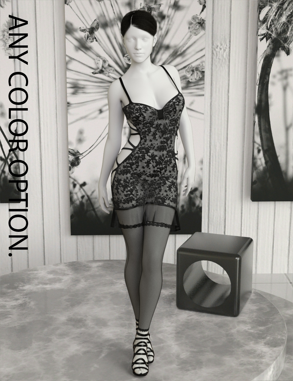 InStyle - JMR dForce Mini Dress Underwear for G8F by N/A