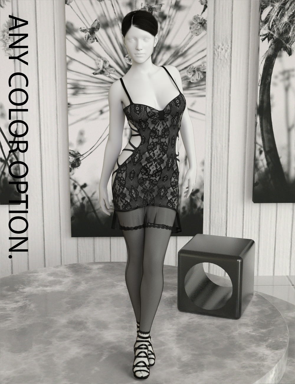 InStyle - JMR dForce Mini Dress Underwear for G8F by N/A