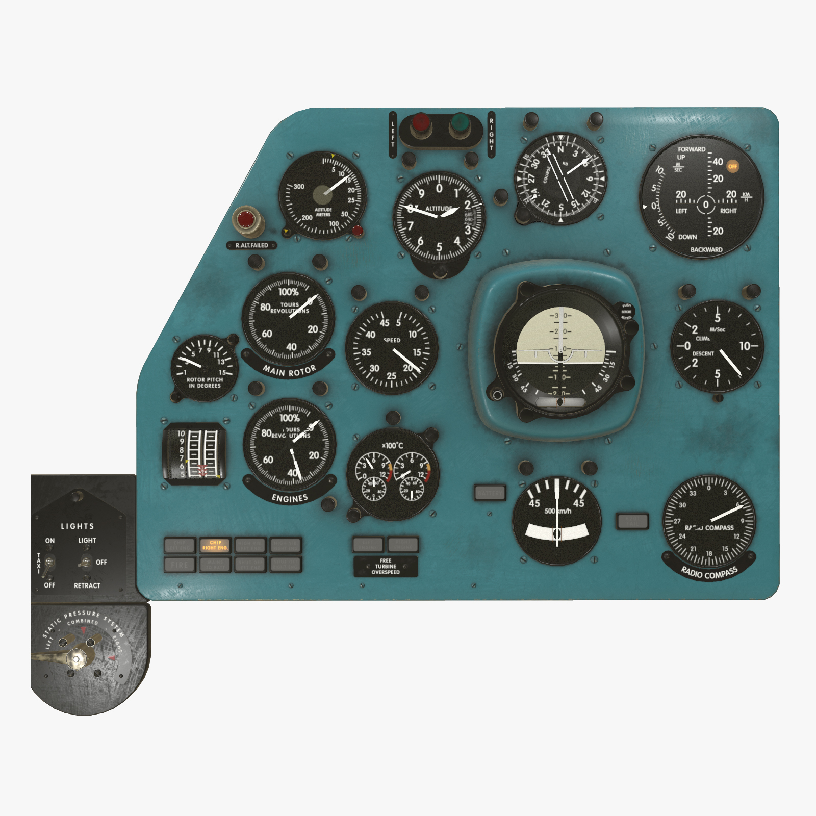 Mi-8MT Mi-17MT Left Panels Board English - Extended License by N/A