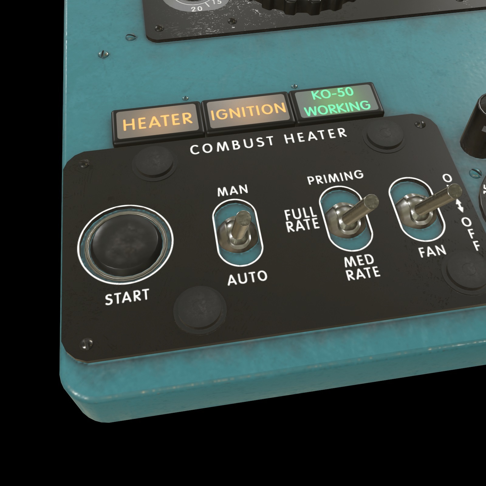 Mi-8MT Mi-17MT Right Overhead Panels Board English - Extended License by N/A