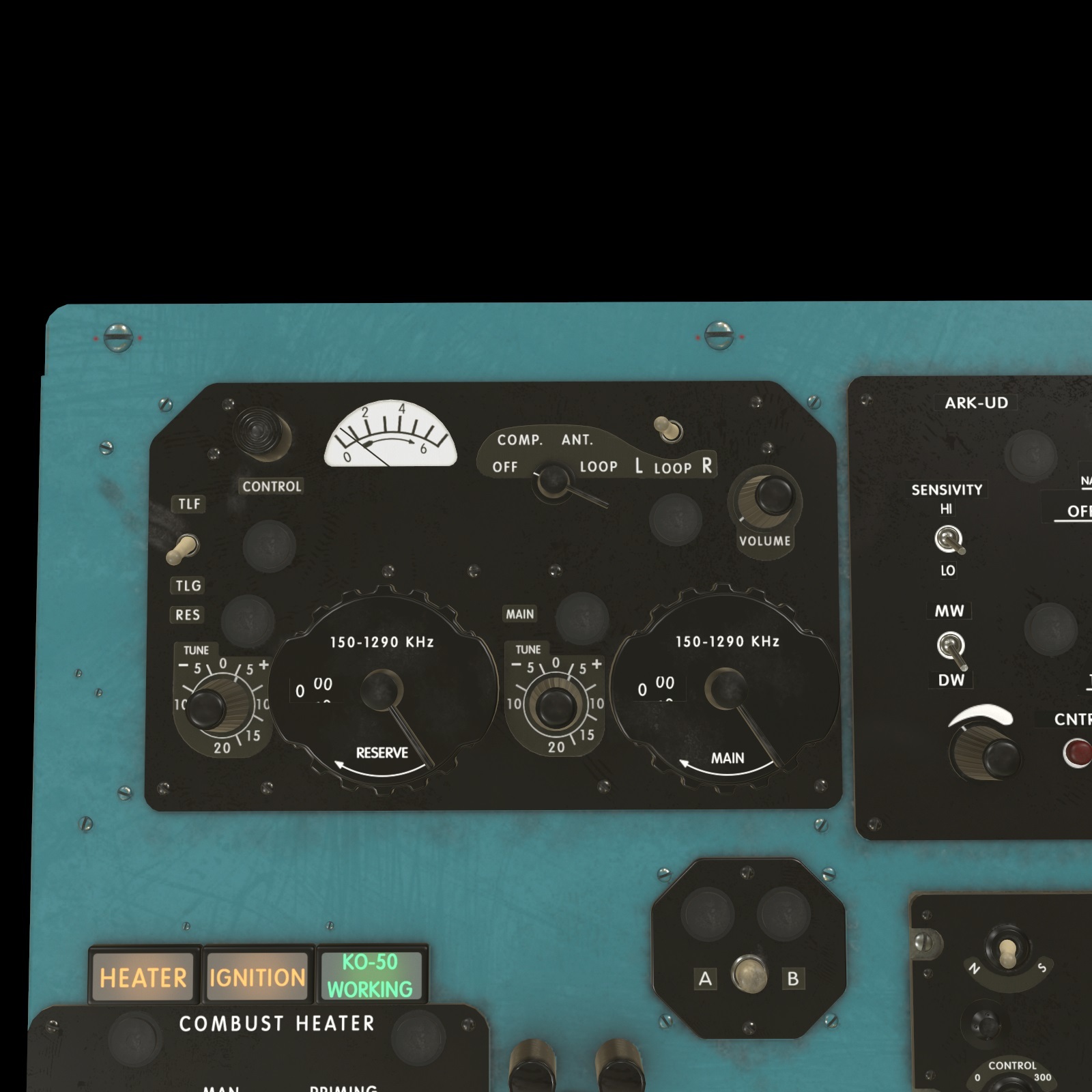 Mi-8MT Mi-17MT Right Overhead Panels Board English - Extended License by N/A