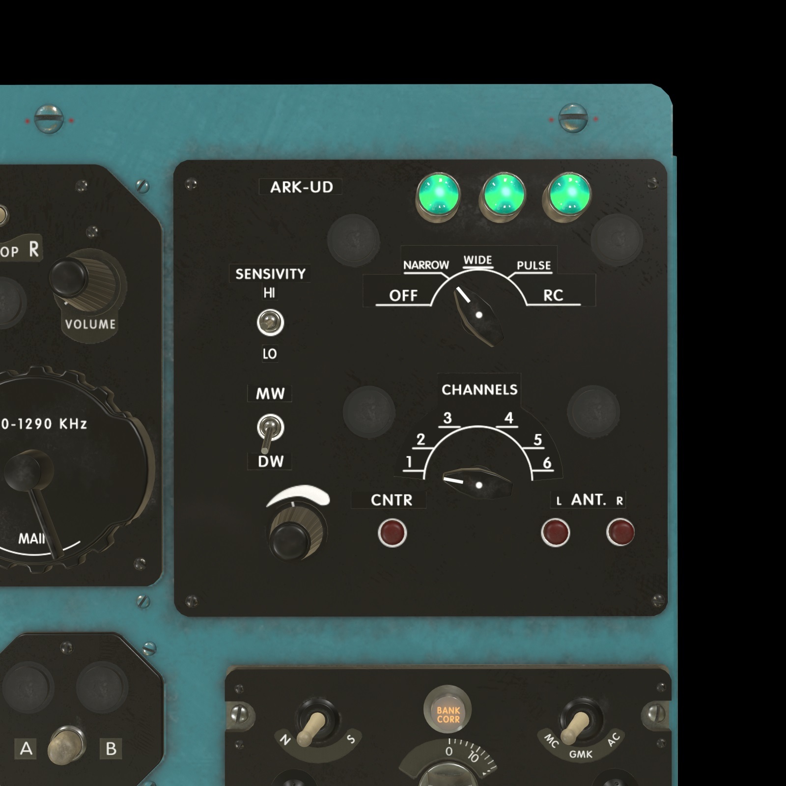 Mi-8MT Mi-17MT Right Overhead Panels Board English - Extended License by N/A