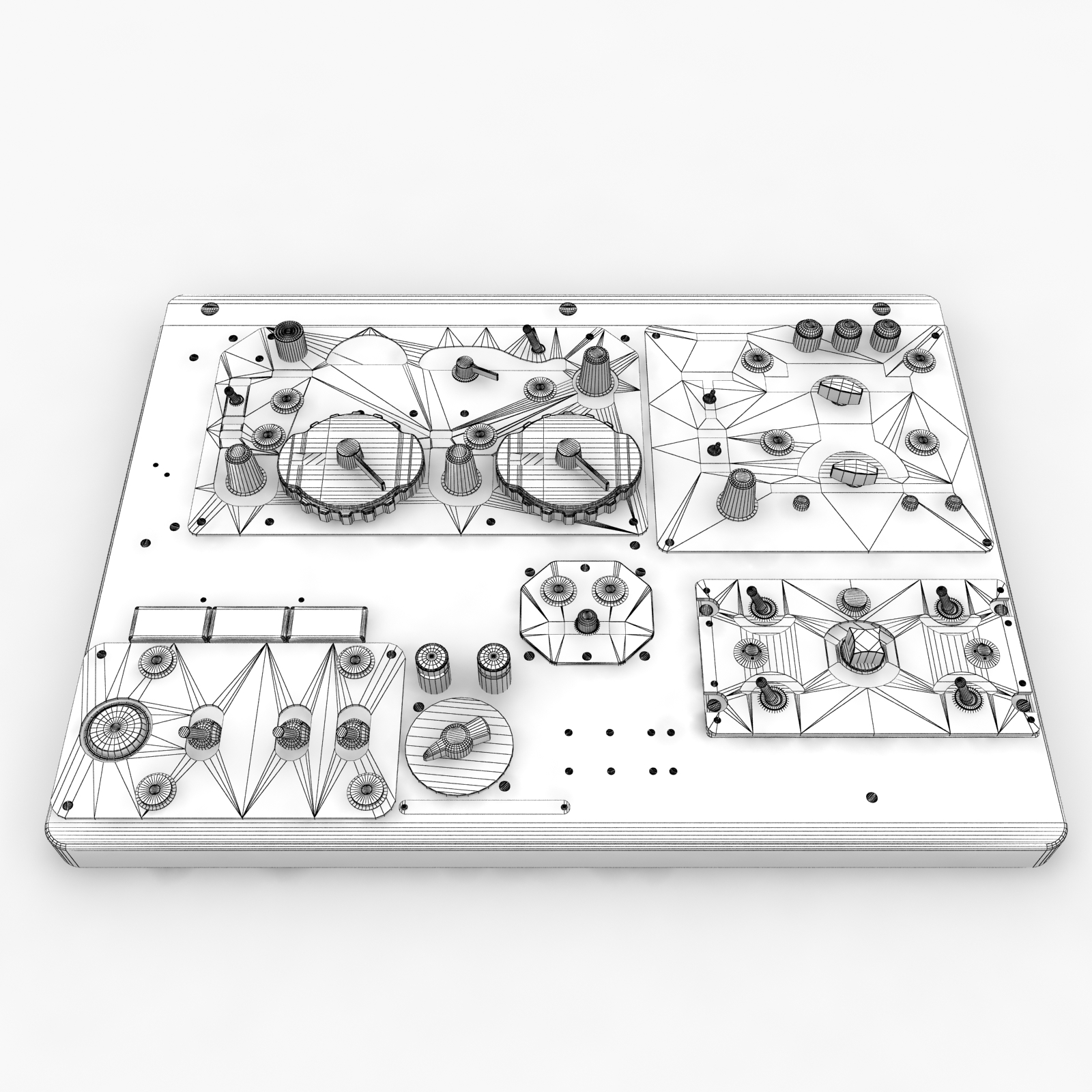 Mi-8MT Mi-17MT Right Overhead Panels Board English - Extended License by N/A
