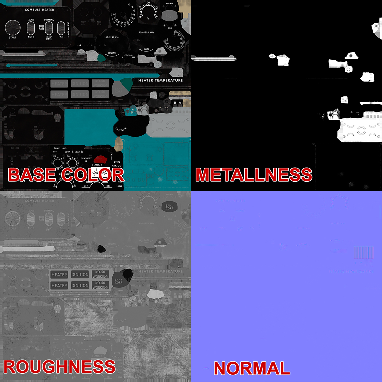 Mi-8MT Mi-17MT Right Overhead Panels Board English - Extended License by N/A