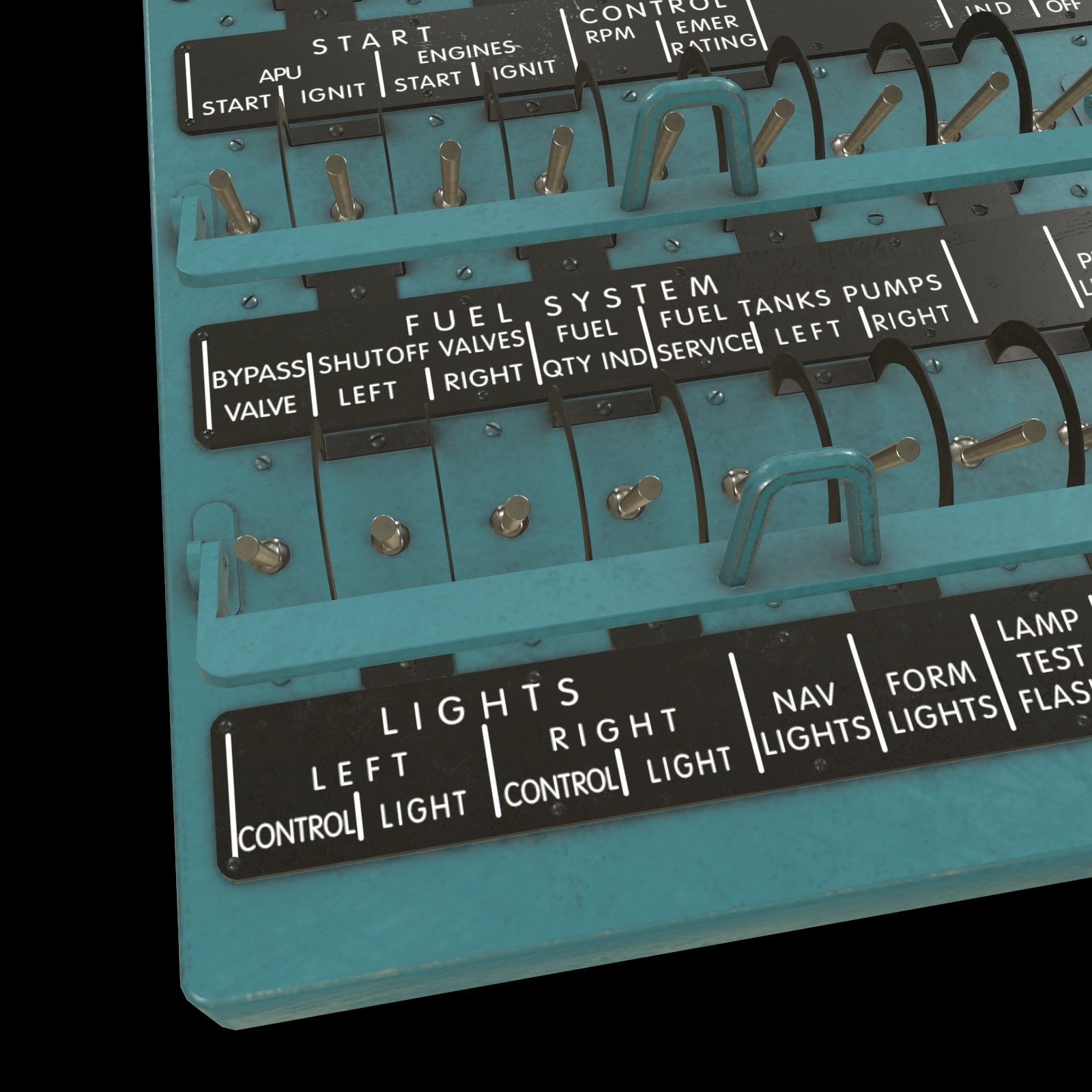 Mi-8MT Mi-17MT Right Circuit Breaker Console English - Extended License by N/A
