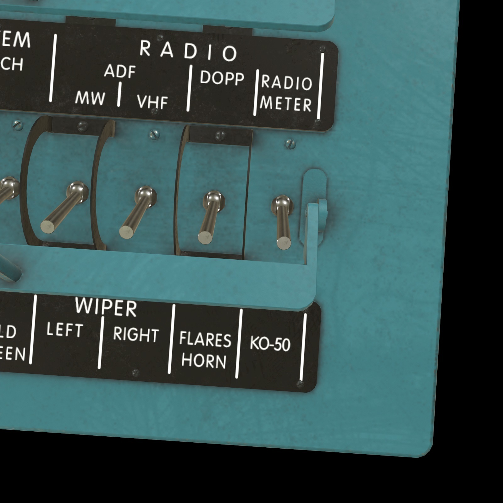 Mi-8MT Mi-17MT Right Circuit Breaker Console English - Extended License by N/A