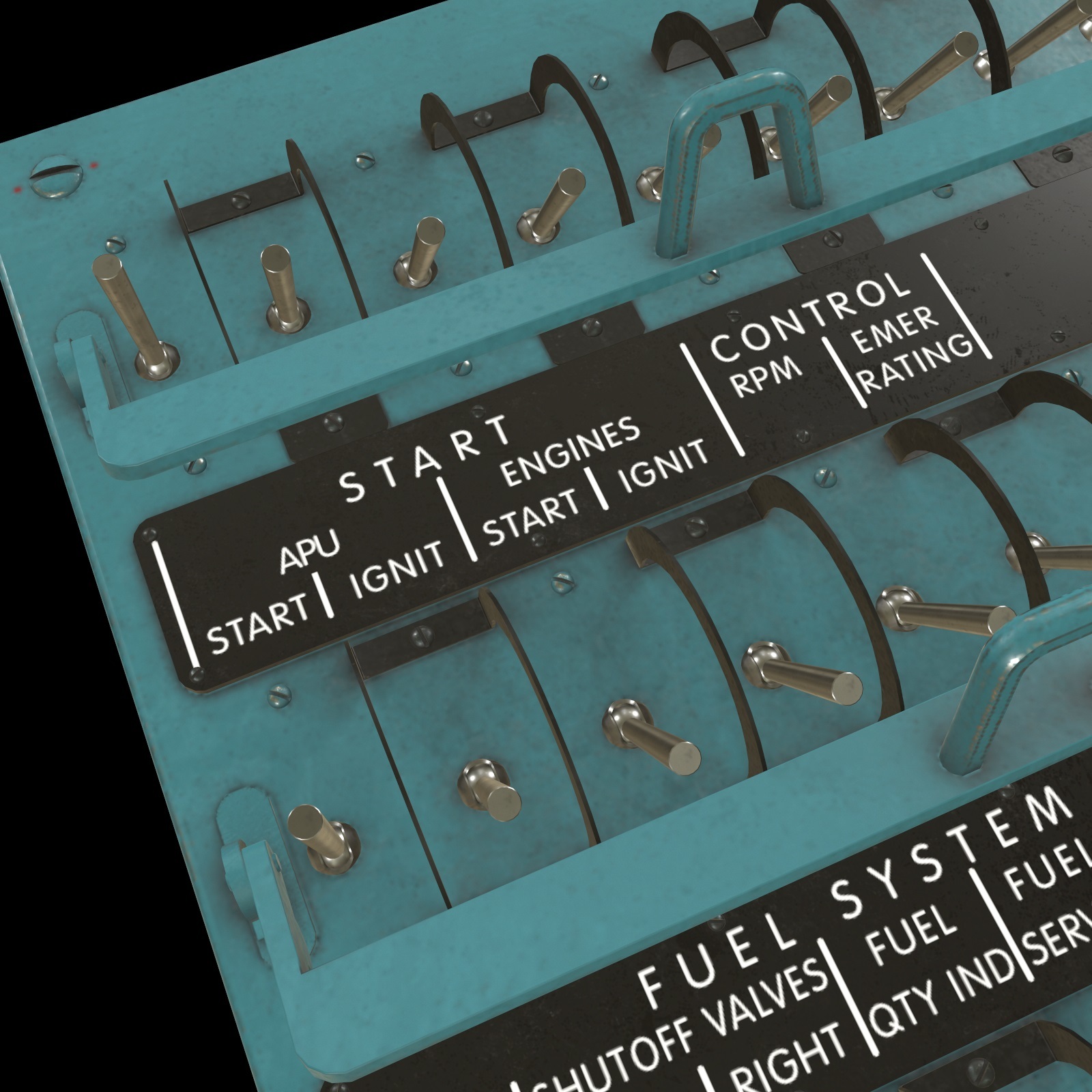 Mi-8MT Mi-17MT Right Circuit Breaker Console English - Extended License by N/A