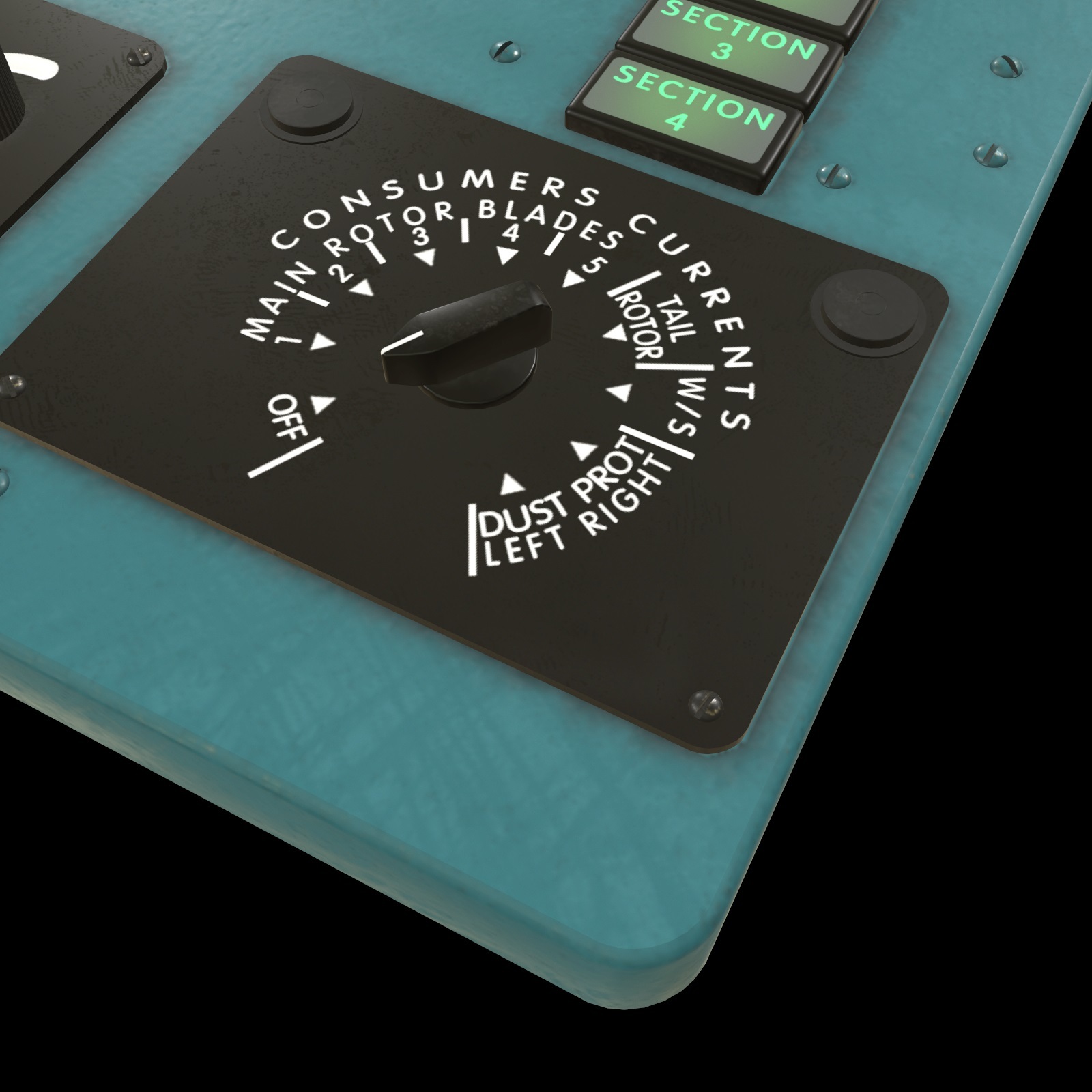 Mi-8MT Mi-17MT Left Overhead Panels Board English - Extended License by N/A