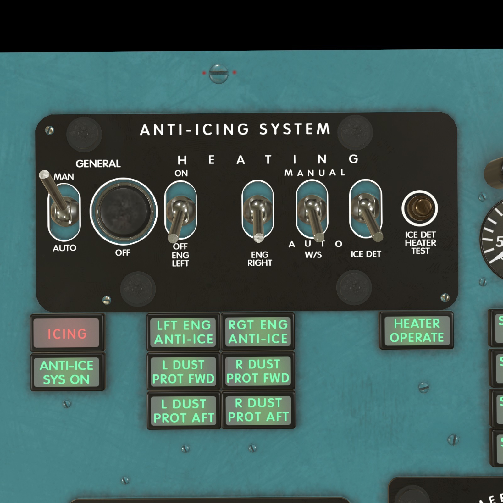 Mi-8MT Mi-17MT Left Overhead Panels Board English - Extended License by N/A
