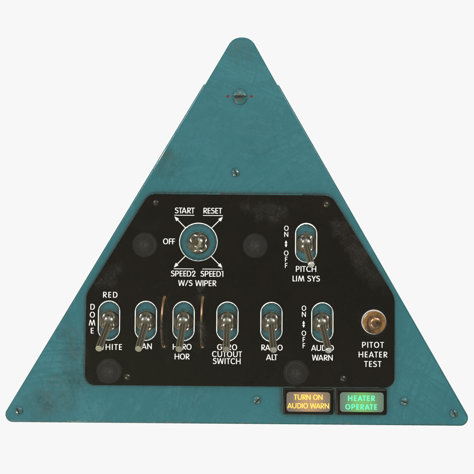 Mi-8MT Mi-17MT Left Triangular Panels Board English - Extended License by N/A