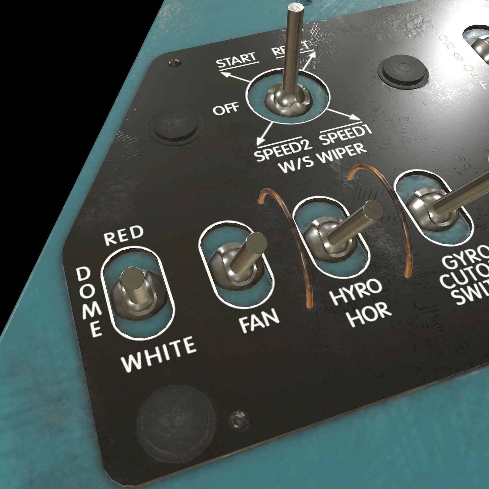 Mi-8MT Mi-17MT Left Triangular Panels Board English - Extended License by N/A