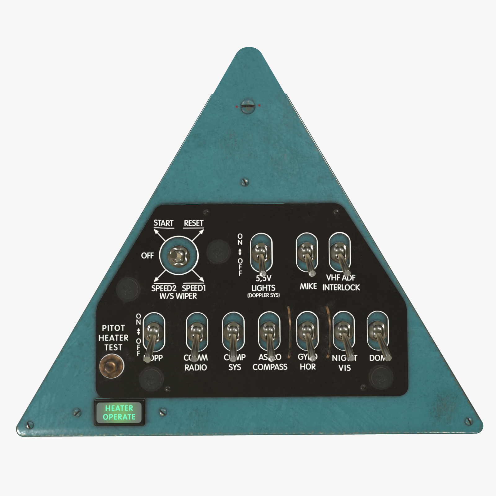 Mi-8MT Mi-17MT Right Triangular Panels Board English - Extended License by N/A
