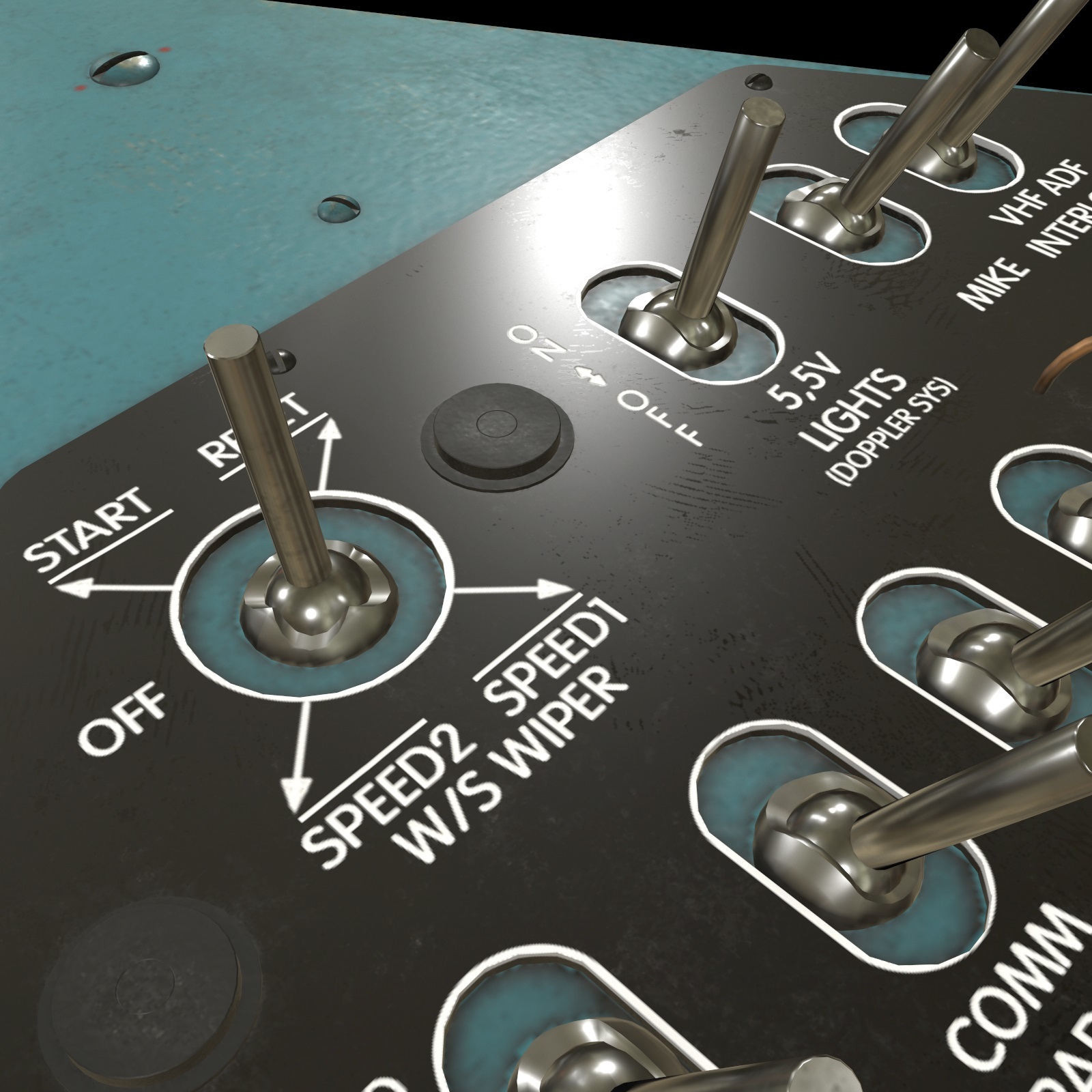 Mi-8MT Mi-17MT Right Triangular Panels Board English - Extended License by N/A