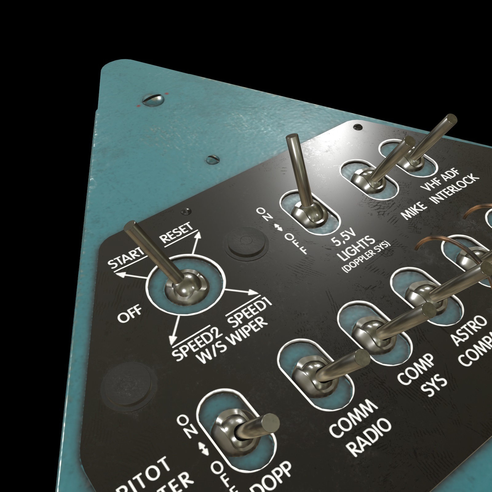 Mi-8MT Mi-17MT Right Triangular Panels Board English - Extended License by N/A