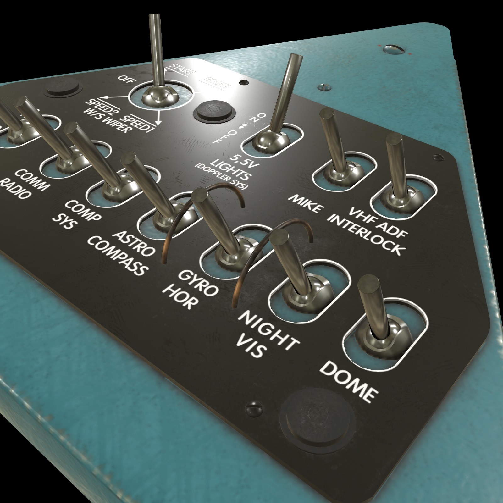 Mi-8MT Mi-17MT Right Triangular Panels Board English - Extended License by N/A