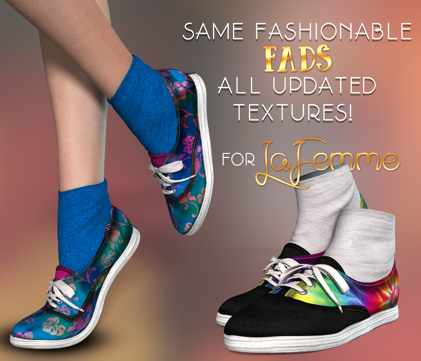 NYC FADS Sneakers for La Femme and Poser by N/A