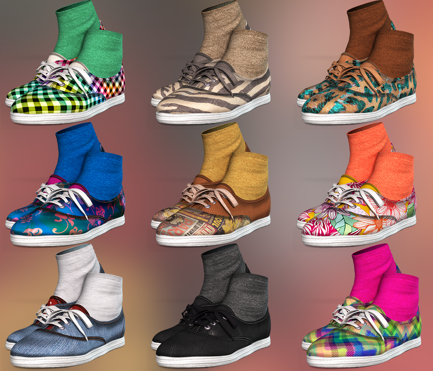 NYC FADS Sneakers for La Femme and Poser by N/A